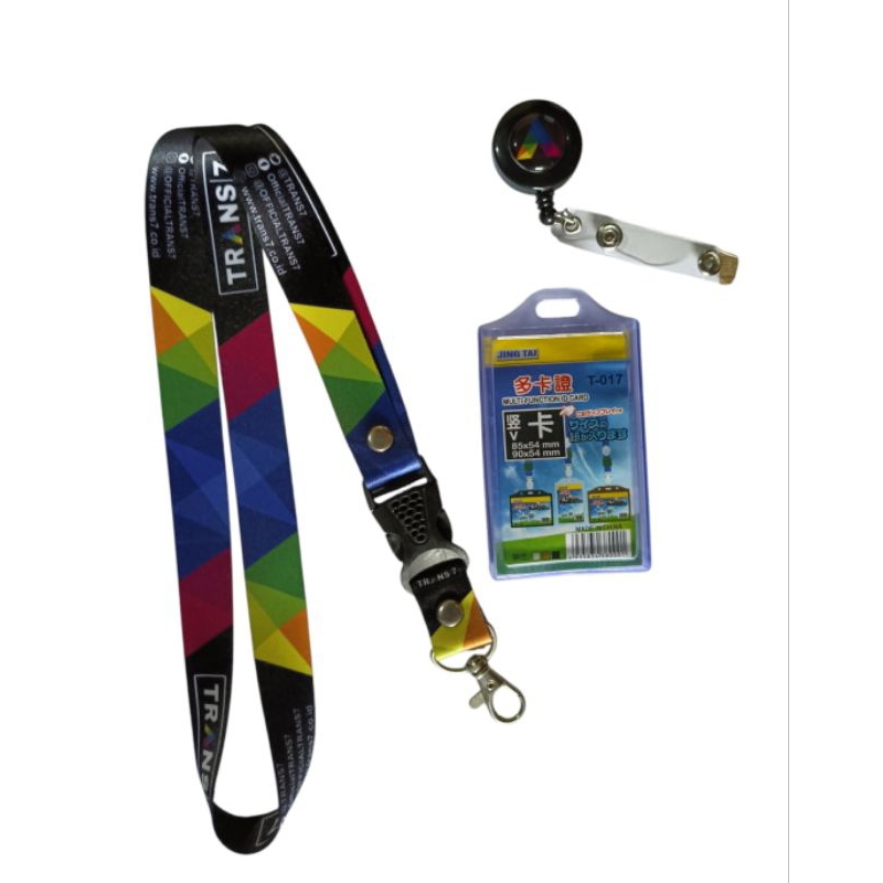 

(Ready Stock) Tali id card trans 7 printing bisa satuan