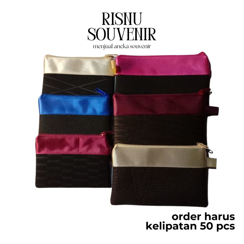 SOUVENIR PERNIKAHAN DOMPET JOK MINI POLOSAN