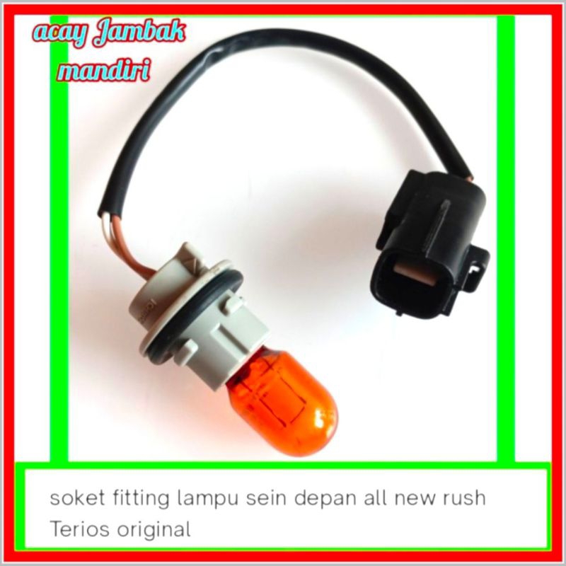 soket fiting lampu sen depan mobil Toyota all New rhus terios
