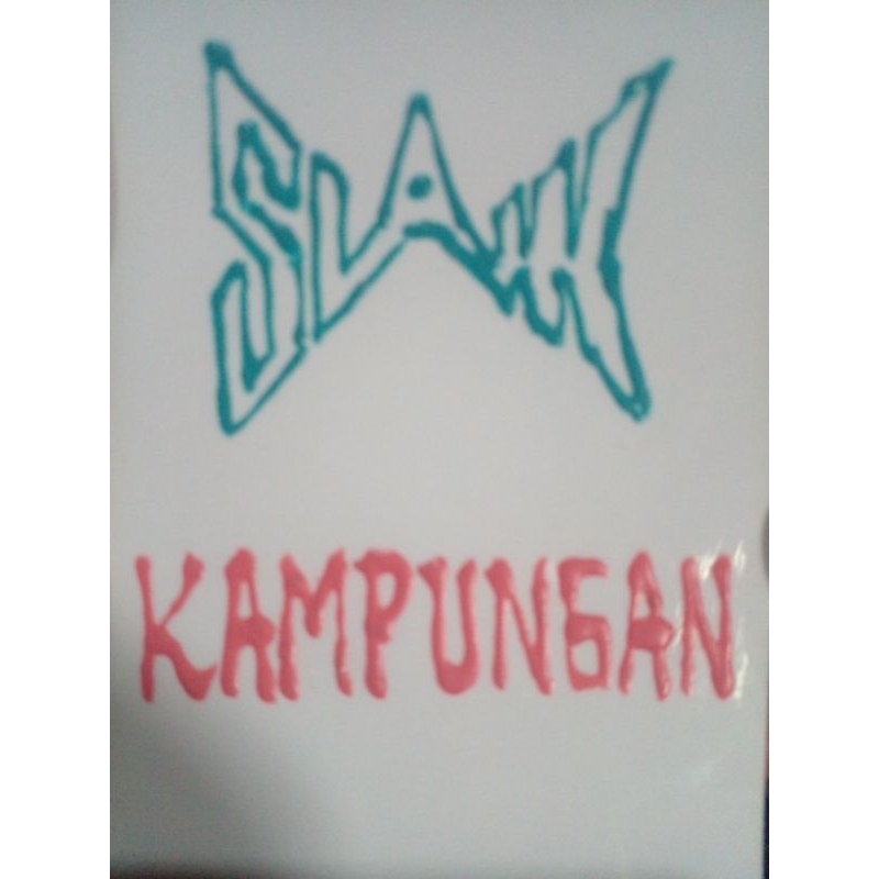 

British Sticker Timbul : Slank Kampungan