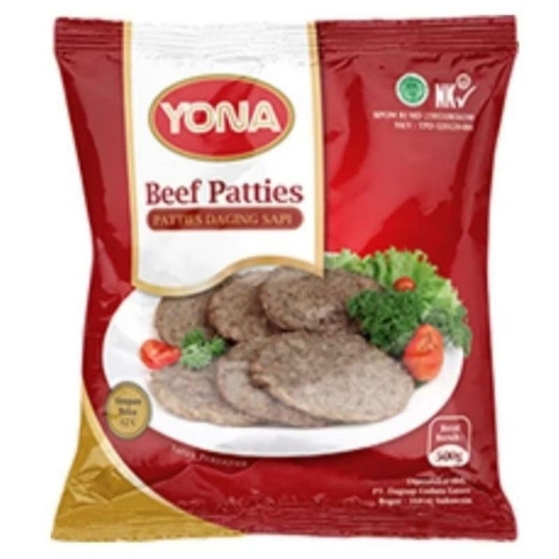 

YONA Beef Patties Daging Sapi isi 10 500gr