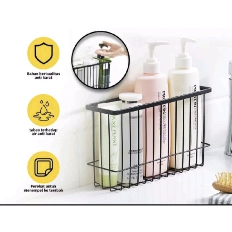 rak besi ,rak sabun kamar mandi,rak tempel dinding