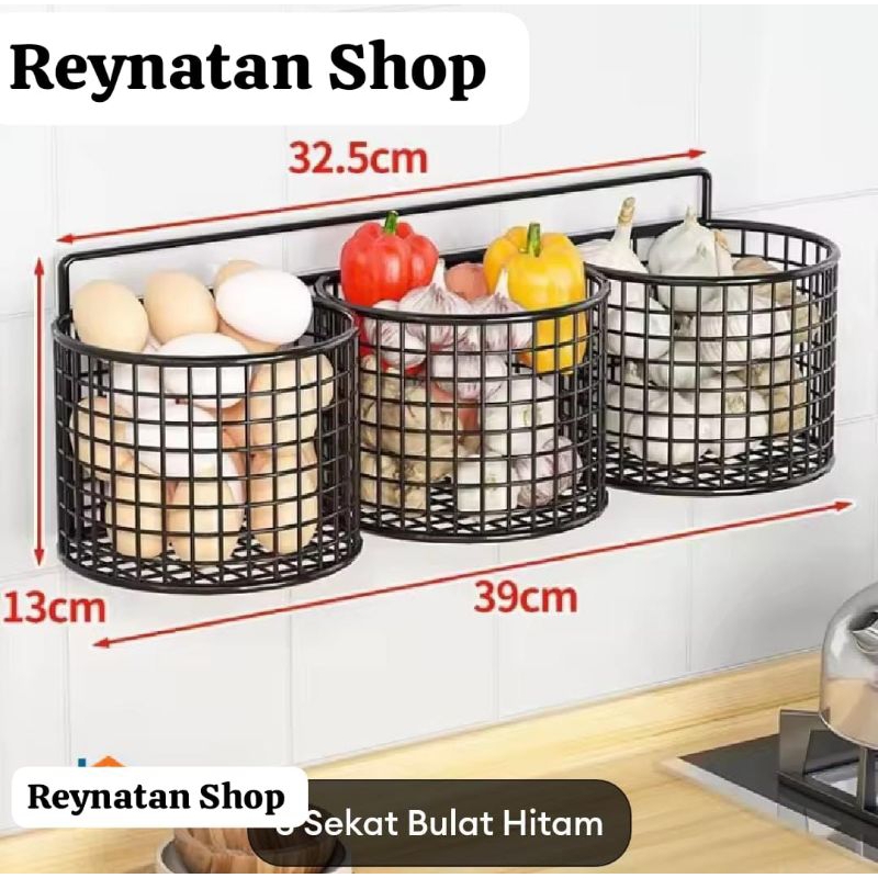 PROMO LEBARAN HBS Rak Gantungan Telur Dapur JUMBO | Rak bumbu gantung bulat  cantik | rak minimalis|