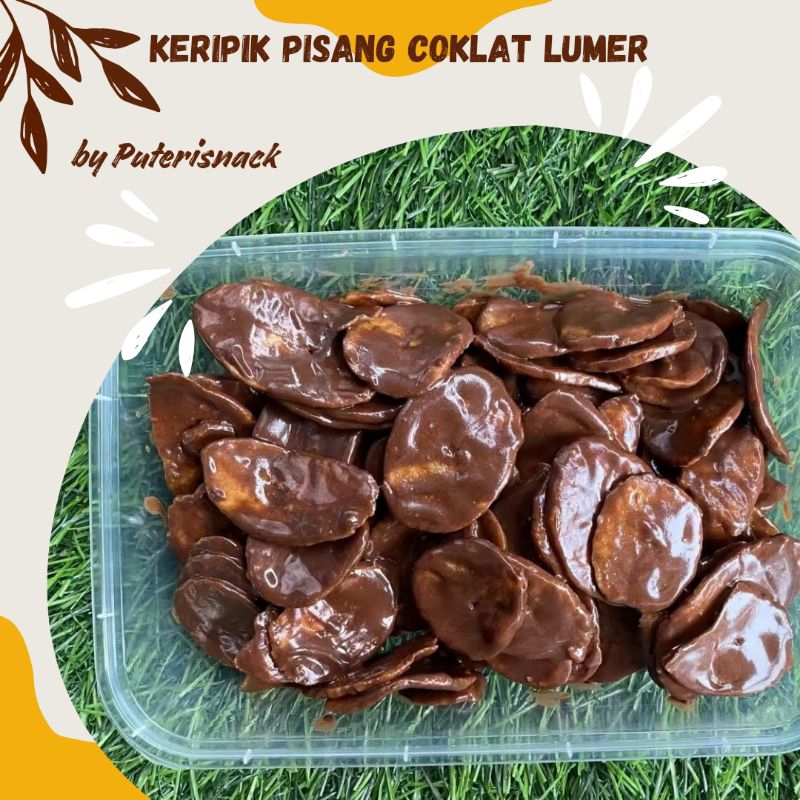 

Keripik Pisang Coklat Lumer kemasan 100g