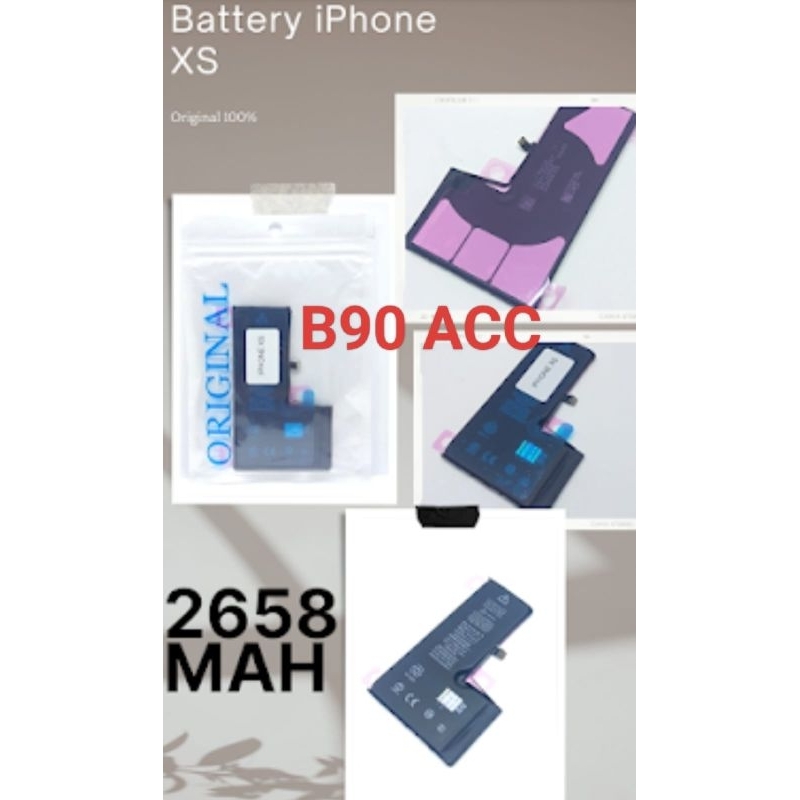 BATRE BATERAI BATTERY IPHONE XS ORIGINAL