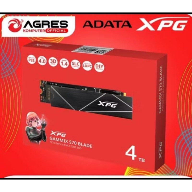 ADATA XPG GAMMIX S70 BLADE 8TB - SSD M.2 PCLIE NVME GEN4