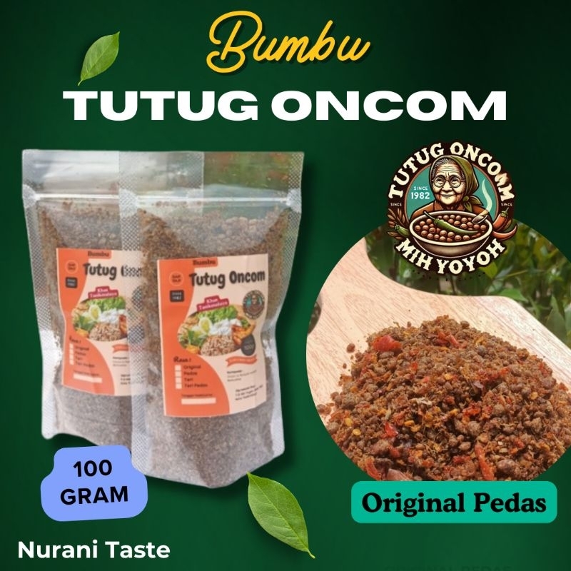 

Bumbu Tabur Instan Tutug Oncom Mih Yoyoh Rasa Original Pedas 100 Gram - Khas Tasikmalaya