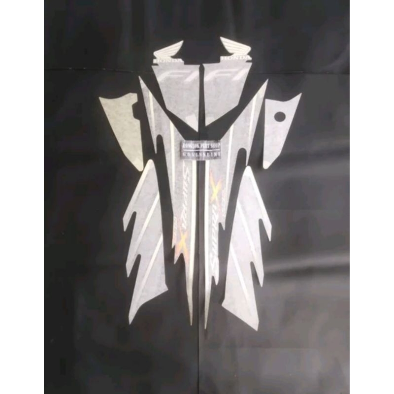 striping stiker sticker lis honda supra x 125 2007 2008 ori asli