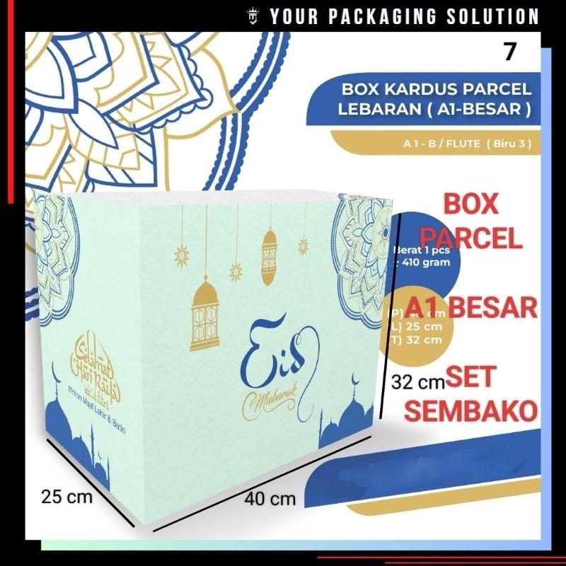 

BOX PARCEL A1 BESAR ~ 40x25x32cm Kardus || Lebaran || Idul Fitri || Sembako || Eid Mubarok || Packing.