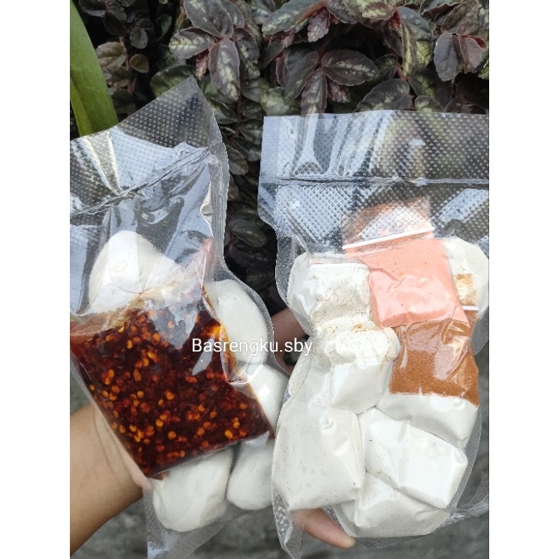 

(Basrengku.sby) Paket bundling! Basreng Chili oil + Basreng 3rasa isi 16pcs