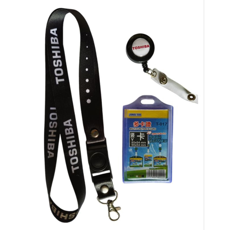 

lanyard / tali id card Toshiba ready stok