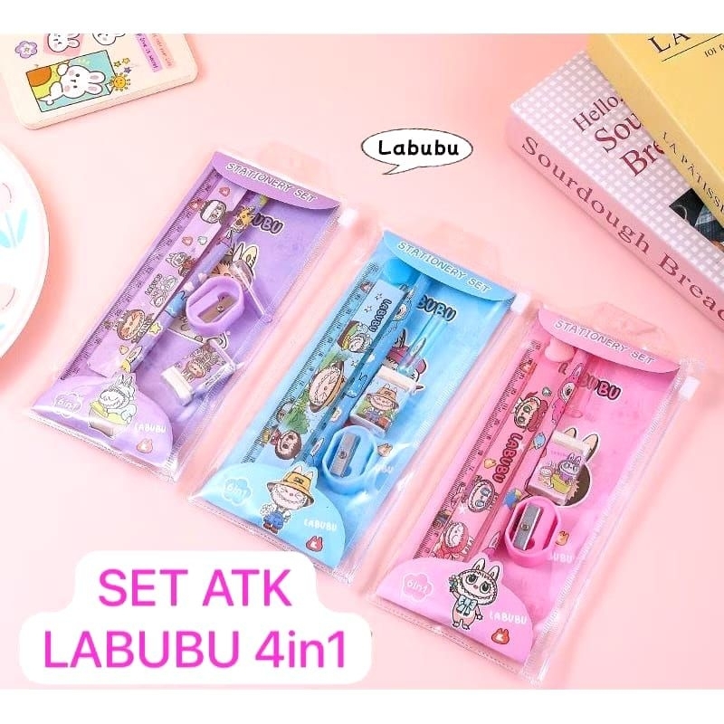 

SET ALAT TULIS 4IN1 LABUBU | POUCH RAUTAN PENSIL PENGGARIS ALAT TULIS SEKOLAH
