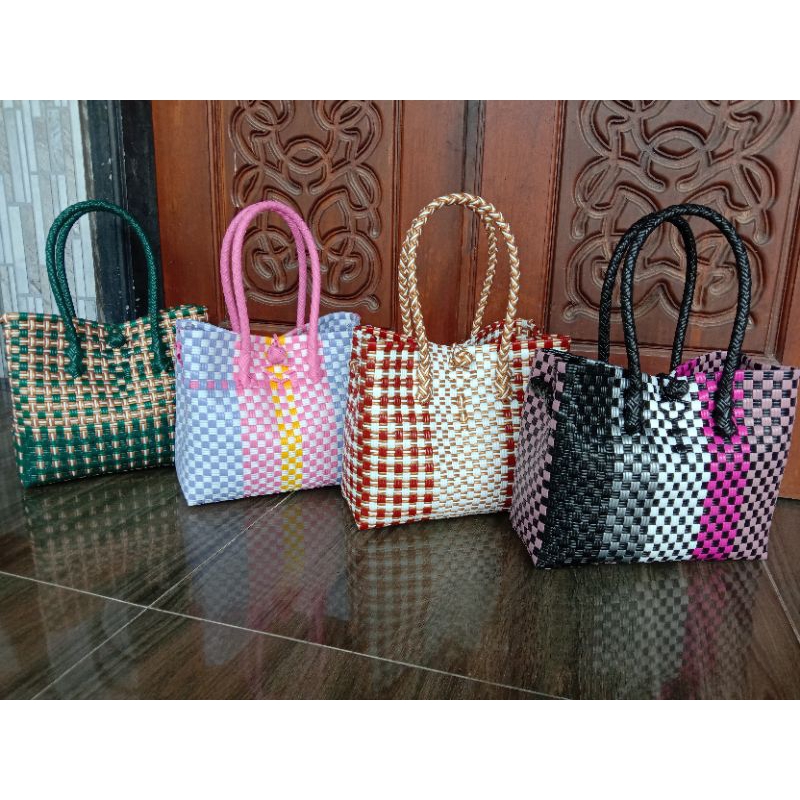 TAS JALI PREMIUM KAPASITAS 4-5KG GULA/BERAS / TAS WANITA/ TAS ANYAMAN JALI PREMIUM