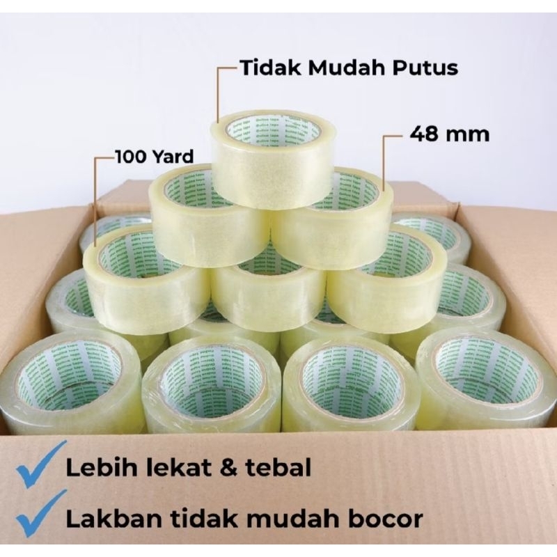 

BEST SELLER 12 PCS LAKBAN BENING 48 MM 100Y