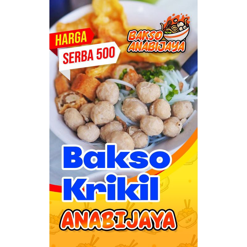 

paket jualan bakso krikil lengkap //sapi mix ayam