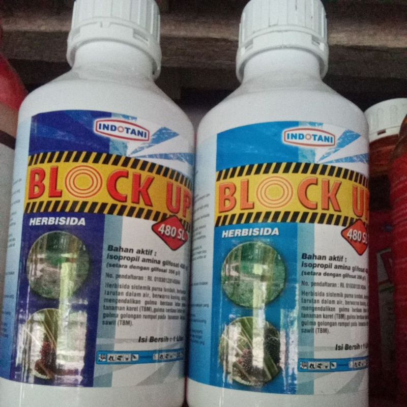 herbisida block up 480sl kemesan 1litar