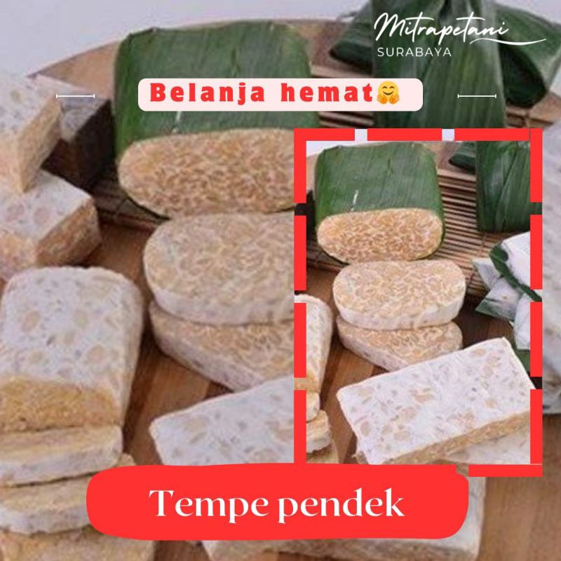 

Tempe kedelai/tempe pendek/tempe kecil fresh