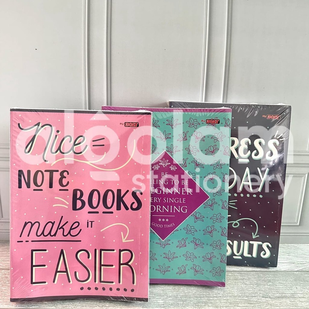 

KODE A8H SATU PACK 6 PCS Buku Tulis Boxy Big Boss 42 Lembar