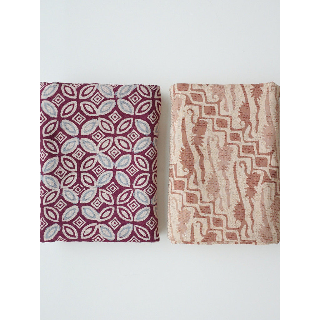 Benangsari Kain Katun Dobby Batik Cap 2 Warna