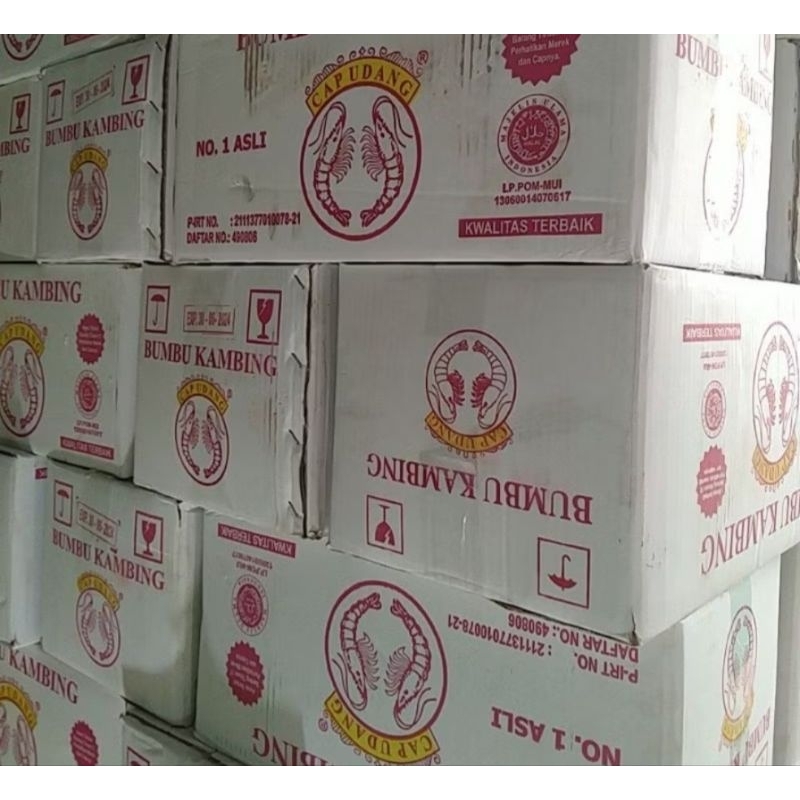 

Bumbu cap udang 1 dus isi 12 kg