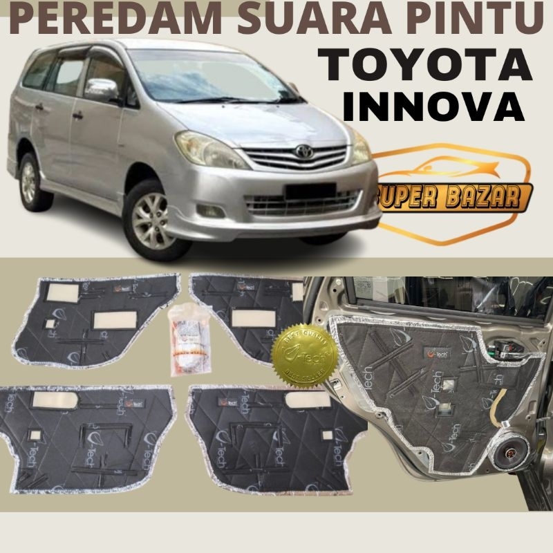 TOYOTA INNOVA 2009 peredam suara pintu aksesoris mobil