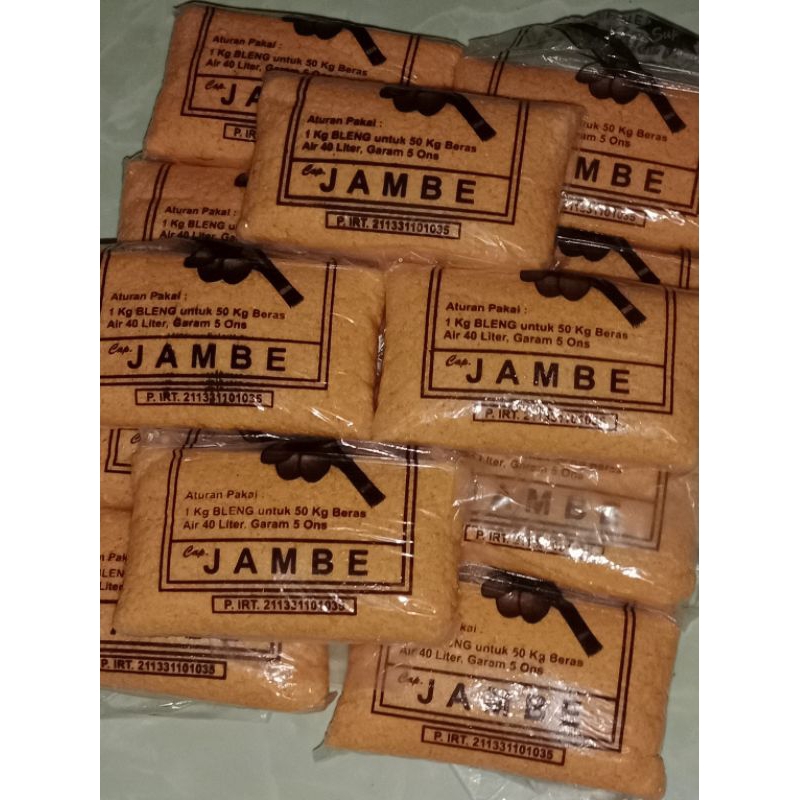 

Termurah Pengembang Krupuk merk JAMBE / Bleng krupuk / Jambe / krupuk puli / pengenyal krupuk jambe