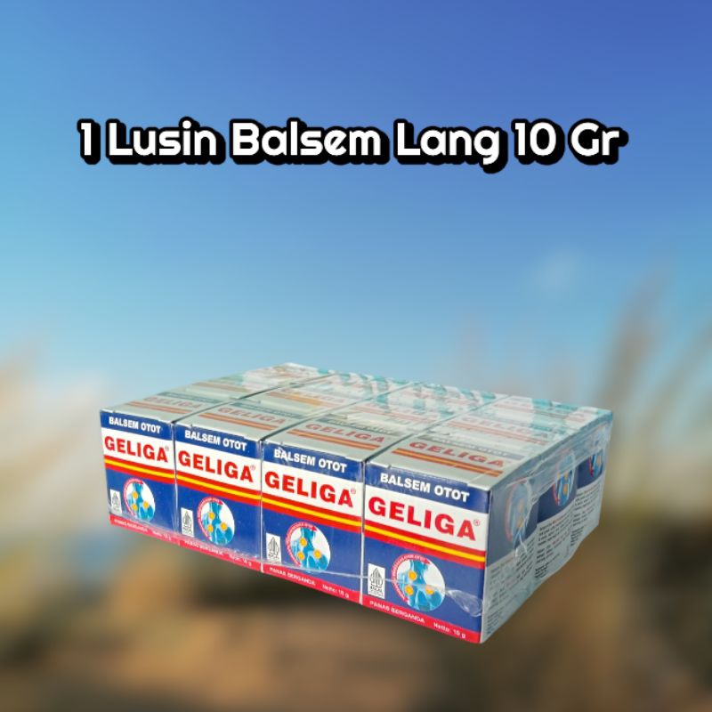 1 Lusin Balsem Geliga Balsem Gosok 10 GR