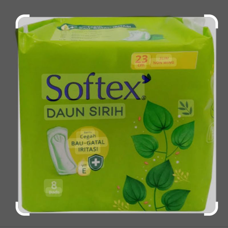 pembalut softex daun sirih 23cm isi 8pads