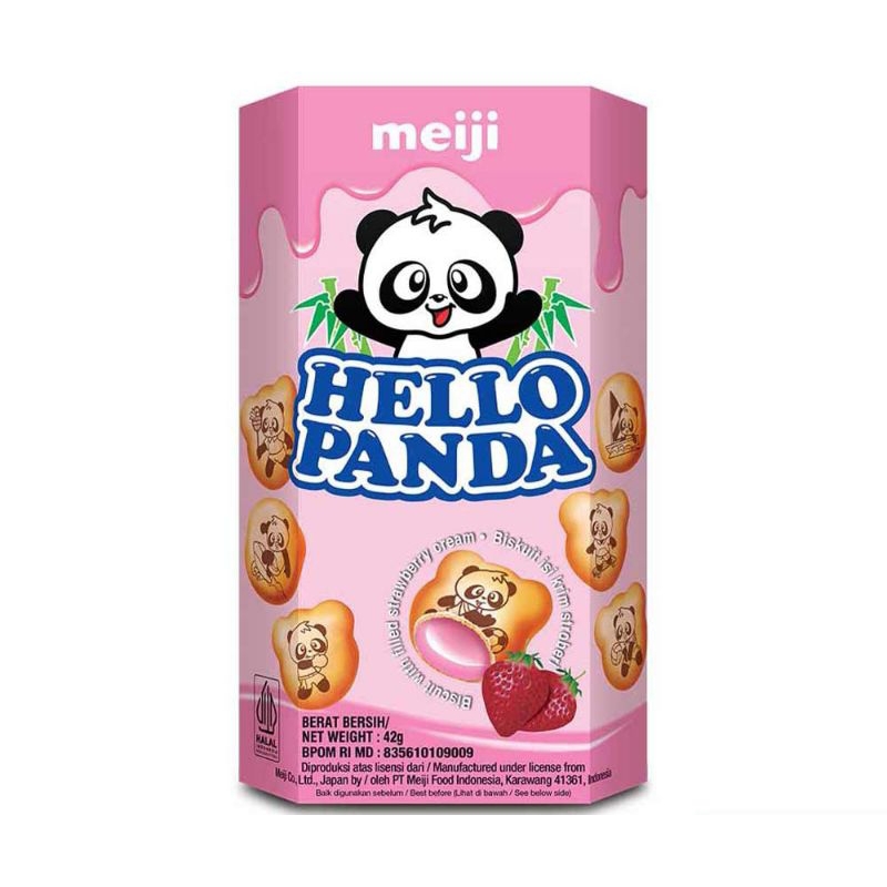 

Meiji Biscuit Hello Panda Strawberry 42g