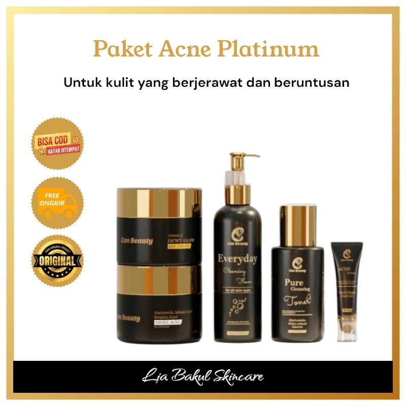 CAN BEAUTY paket wajah can beauty/ paket whitening/ paket acne