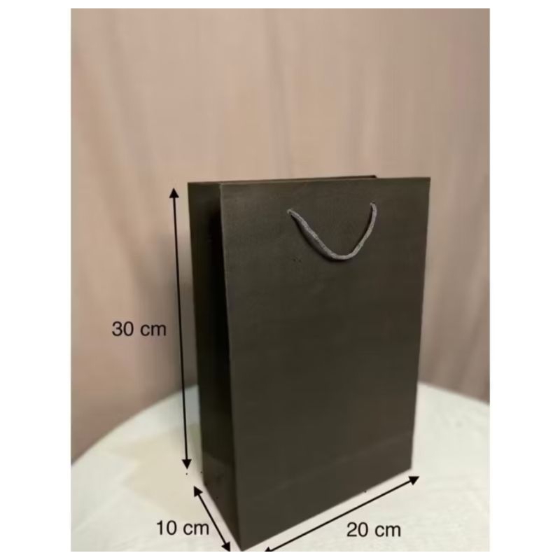 

Tambahan Paperbag Hitam bungkus kado hampers paperbag termurah