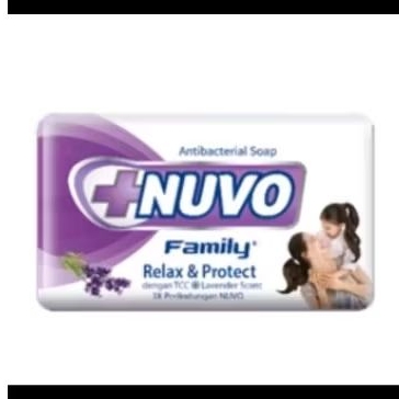 nuvo sabun mandi family relax & protect sabun mandi batang 5pc x 76gr