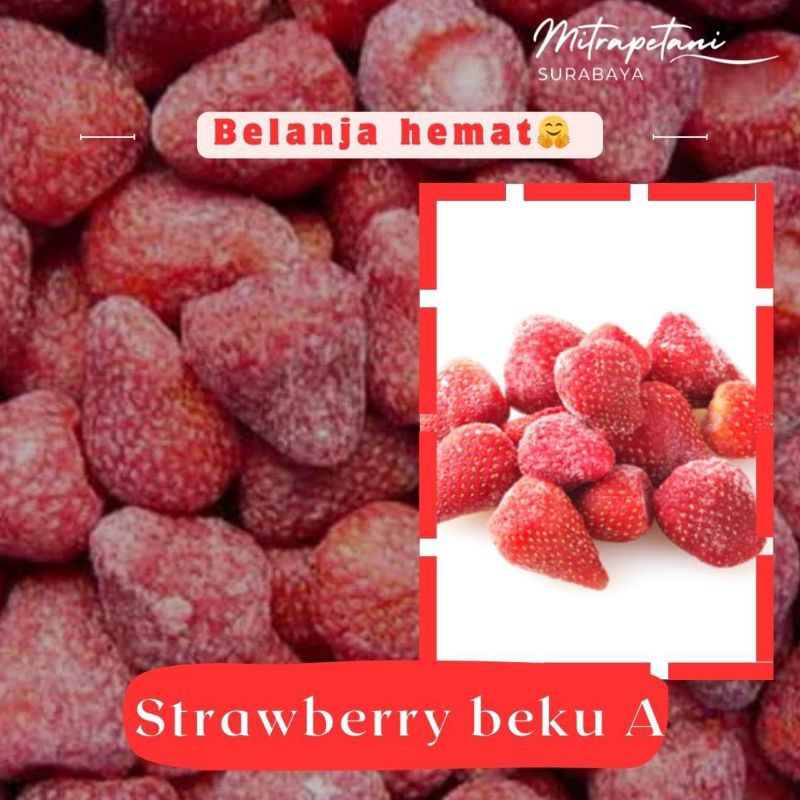 

Strawberry frozen grade jumbo A, strawberry beku grade jumbo,strawberry murah grosir