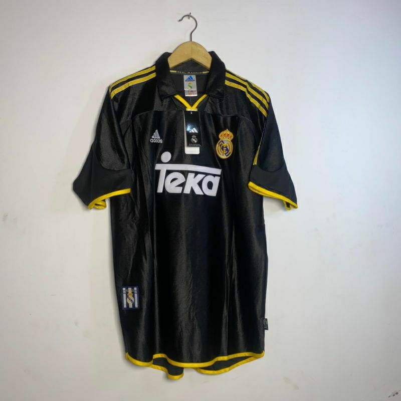 RETRO | JERSEY VINTAGE MADRID AWAY BLACK 1998/1999 GRADE ORI AAA