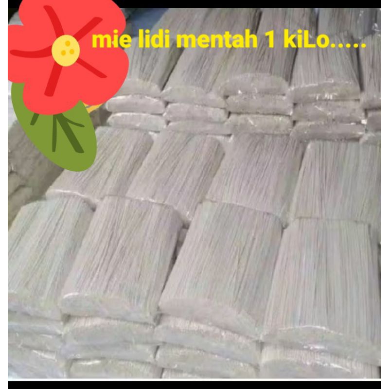 

mie Lidi mentah 1000 gram