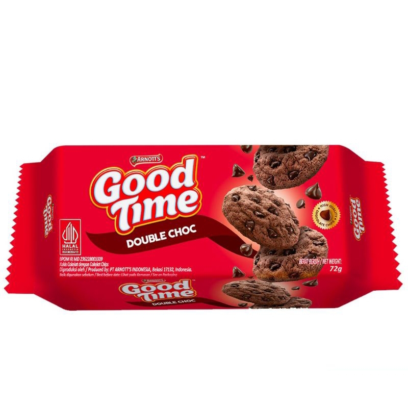 

Good Time Cookies Double Chocochip/Rainbow/Classic 72gr