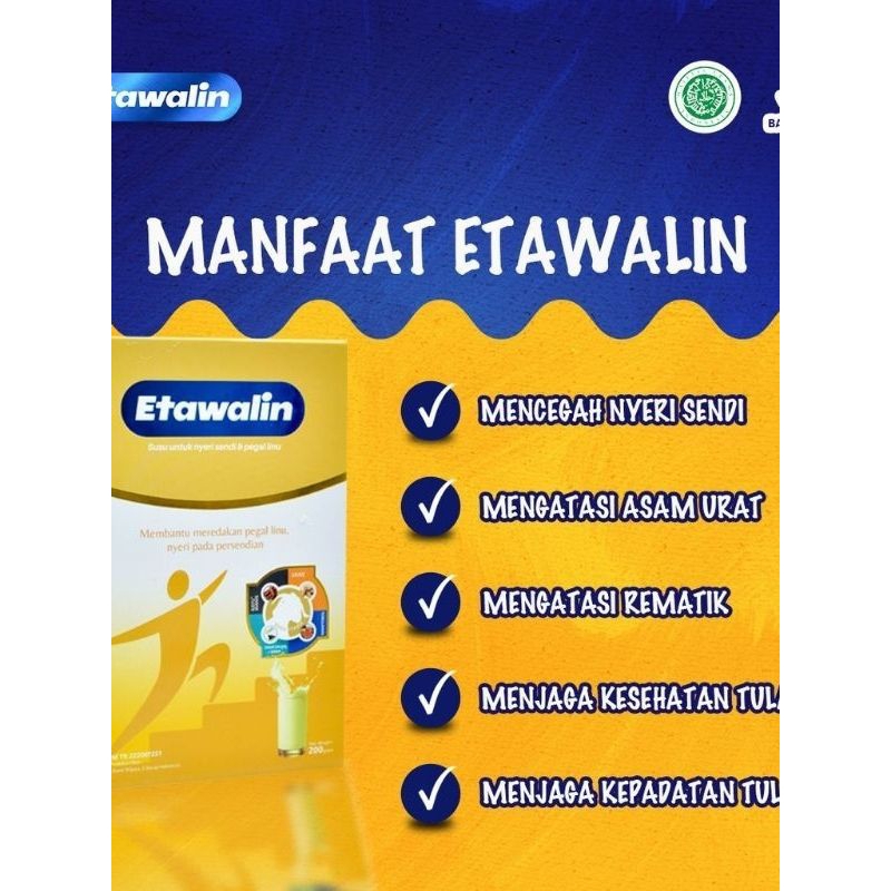 

ETAWALIN | MENGATASI PEGAL LINU DAN NYERI SENDI| NUTRISI TULANG|PRODUK ASLI