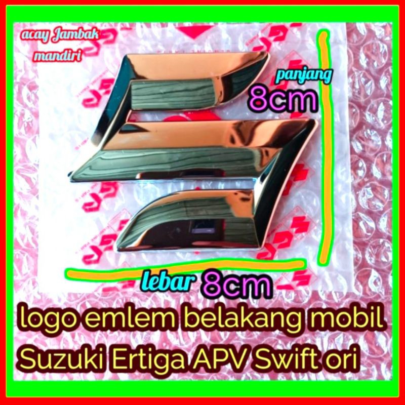 logo belakang Suzuki ertiga Swift APV