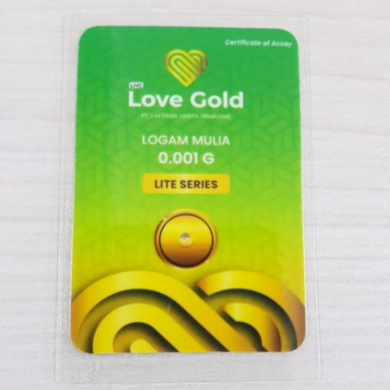 Emas Mini / Mini Gold / Logam Mulia / Emas Micro Gram 0.001 gr
