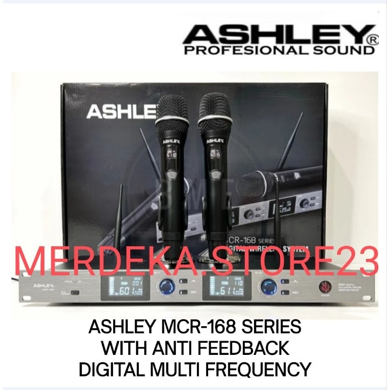 NEW ASHLEY MCR-168 SERIES | ASHLEY MCR 168 SERIES | ASHLEY MCR168 SERIES MICROPHONE WIRELESS DIGITAL