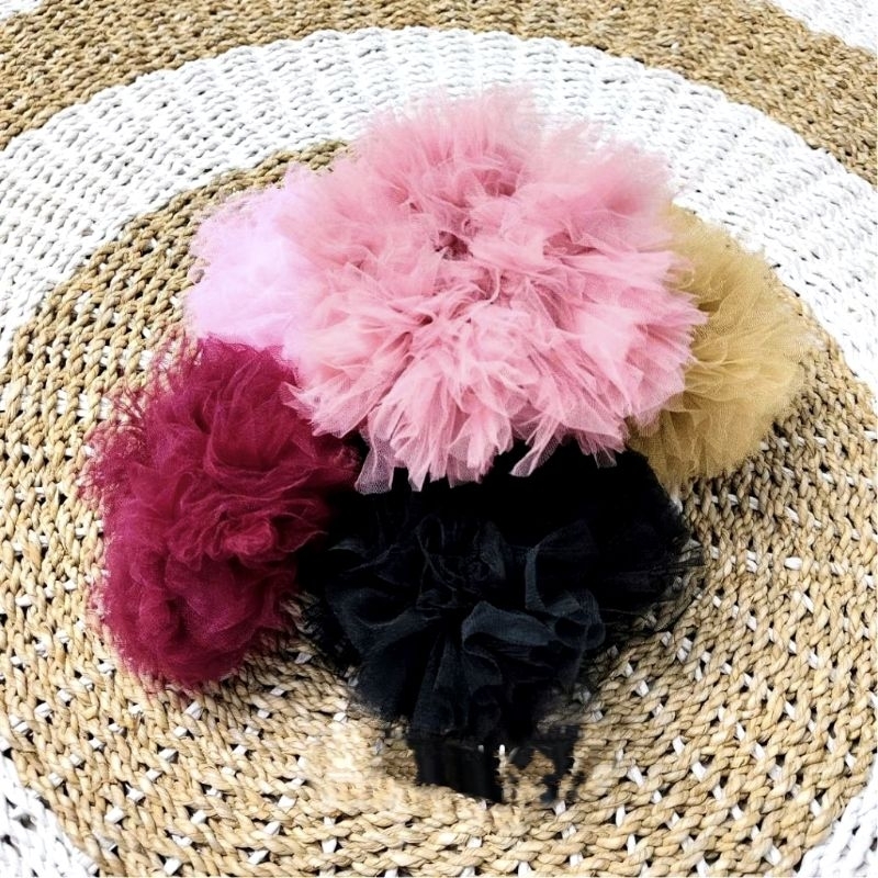 CEPOL JUMBO SRUNCHIE TILE cepol hijab COD, Instan, Medan