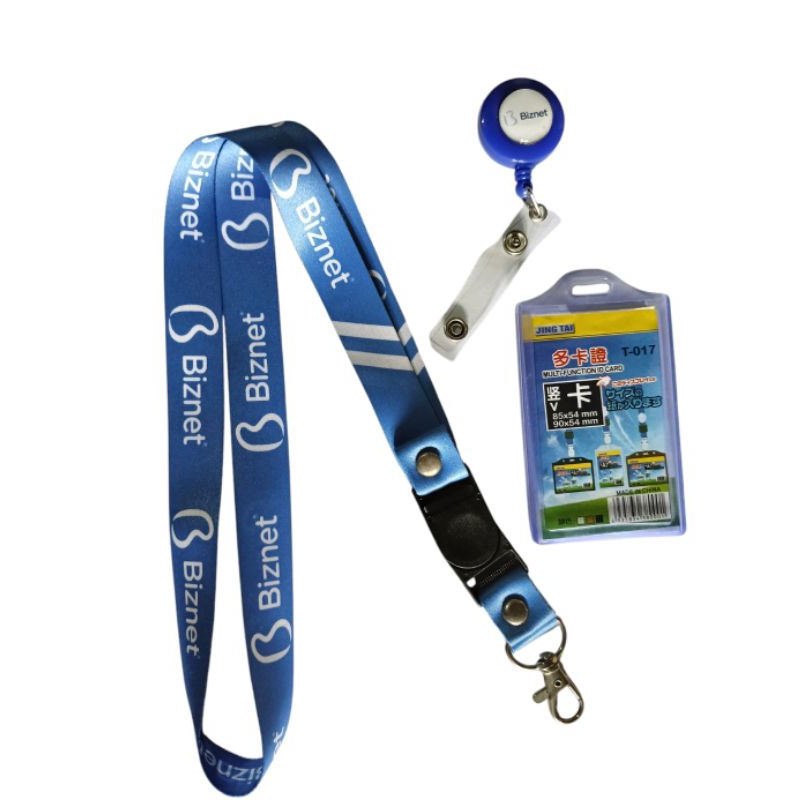

lanyard/tali id card biznet (READY STOK)