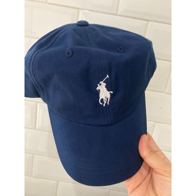 Topi Polo Biru Dongker
