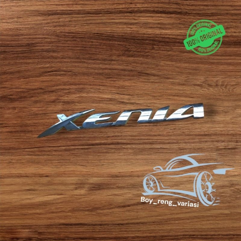 emblem mobil logo tulisan XENIA
