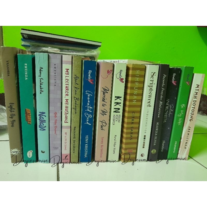 [ PRELOVED ] Novel Himpunan/Antares/KKN kuliah kerja ngebaper/Scriptsweet/Nallan/Galaksi Adromeda/be