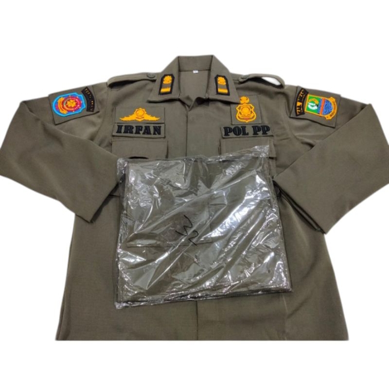 SERAGAM PDL POL PP BAHAN LUSTER