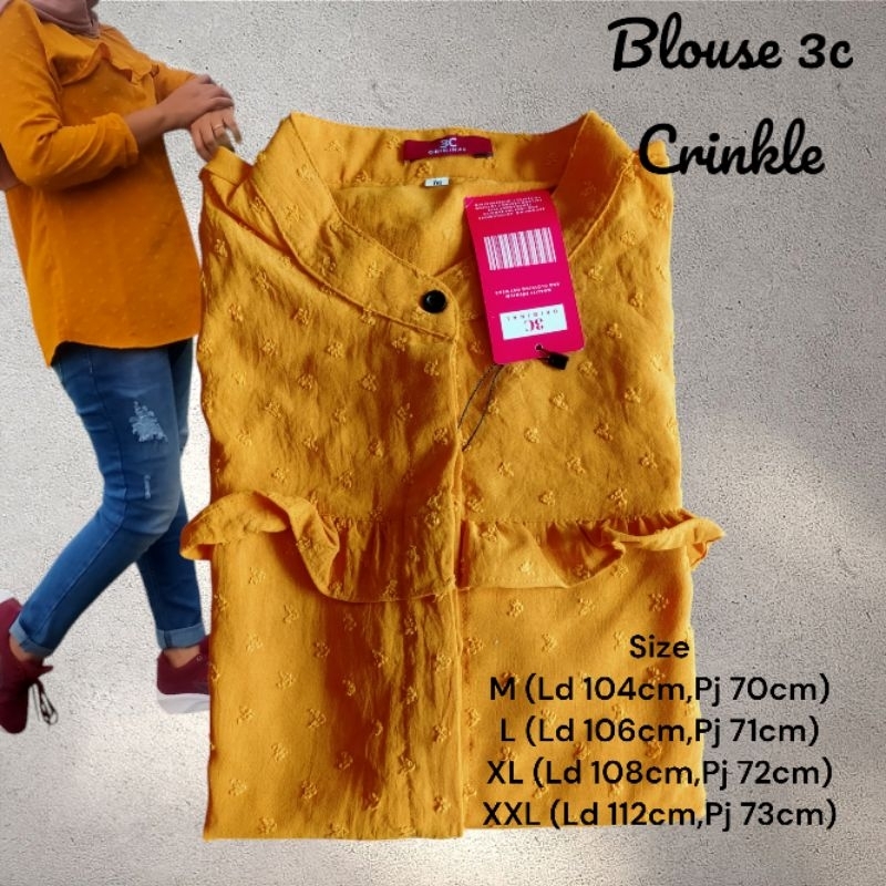 Atasan Blouse Crinkle 3c