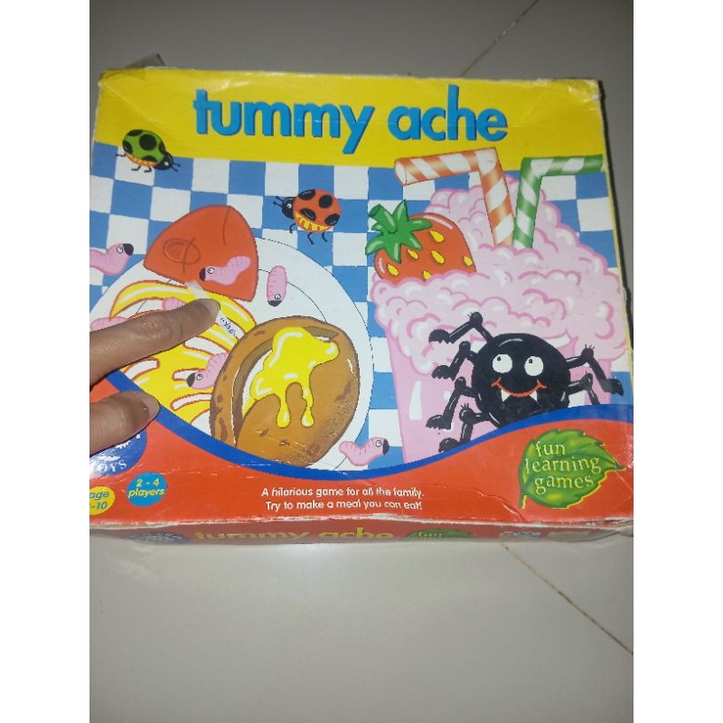 Tummy ache from Orchard toys