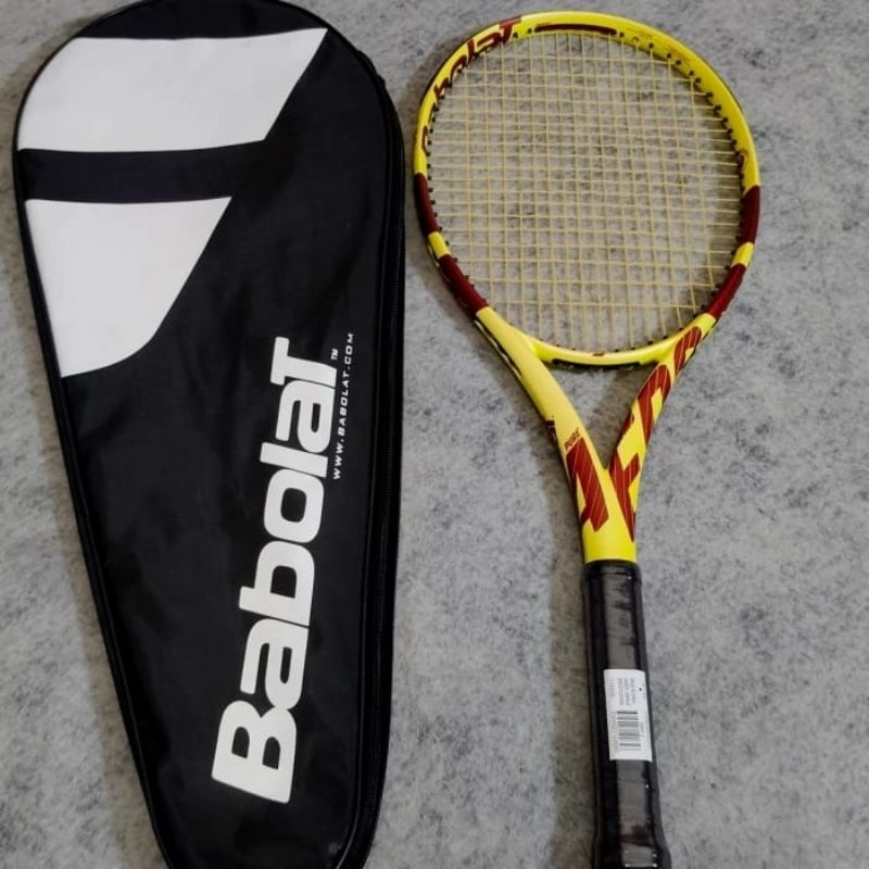 Raket Tenis  Modular Carbon Siap Pakai Free Grip