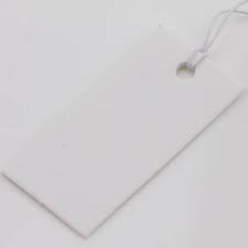 

Label Hang Tag polos model panjang